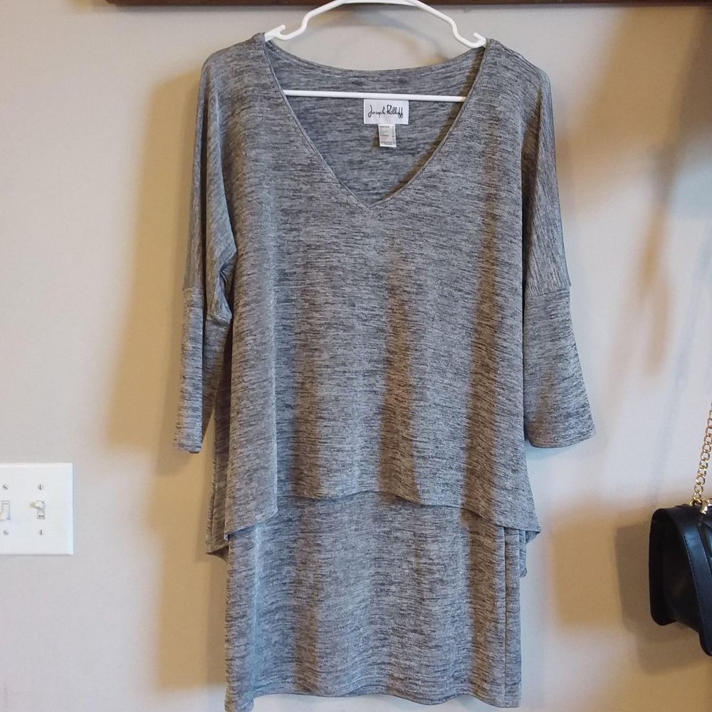 Joseph Ribbkoff Tunic Blouse Women SZ 10 Pull Over